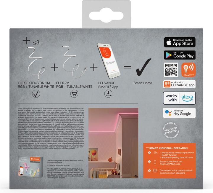 Actual product image Ledvance Smart Wifi Flex (Multicoloured, 100 cm, Indoor)
