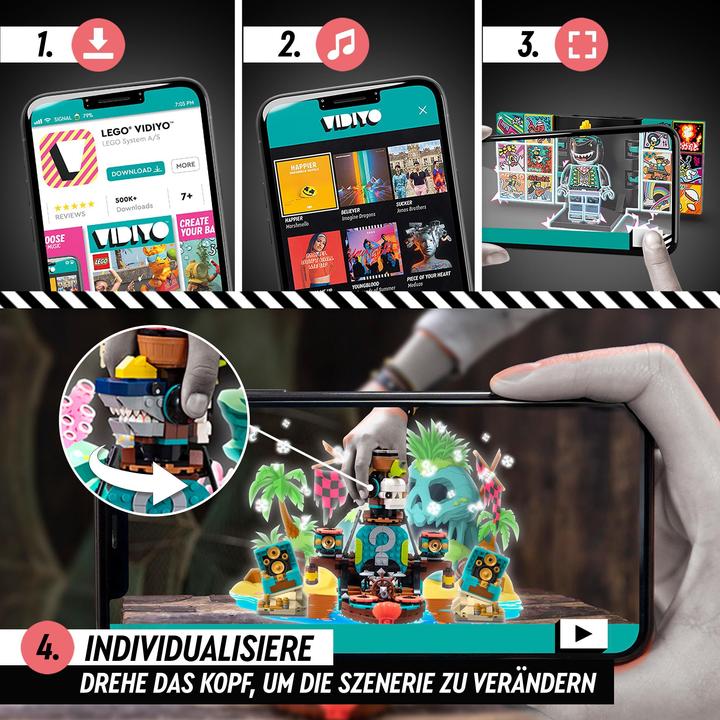 Produktbild LEGO Punk Pirate Ship (43114, LEGO Vidiyo)