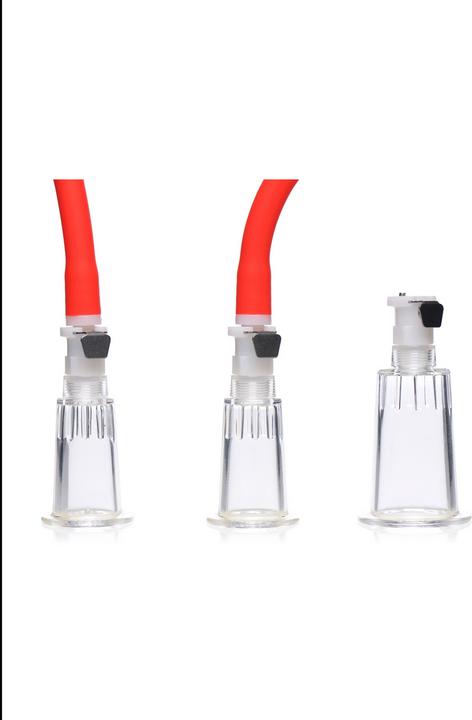 Actual product image Master Series 3-Way Suck Her Nipple and Clit Pump System