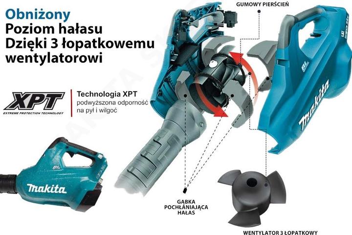 Productafbeelding Makita DUB362Z (Oplaadbare batterij, Bladblazer)