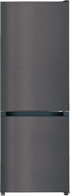 Produktbild CHiQ FBM260L - Koel-vriescombinatie 260 liter (187 + 73) - Donker RVS - Omkeerbare deuren (262 l)