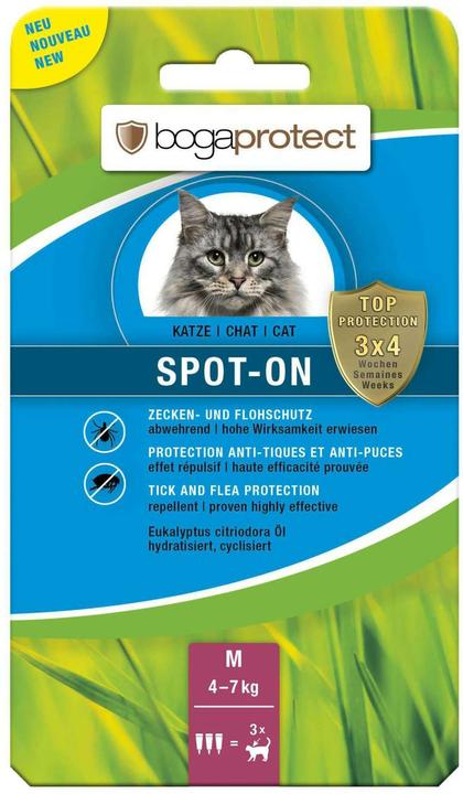 Image du produit Bogar gouttes antiparasitaires bogaprotect spot-on cat M (Chat, 3.60 ml)