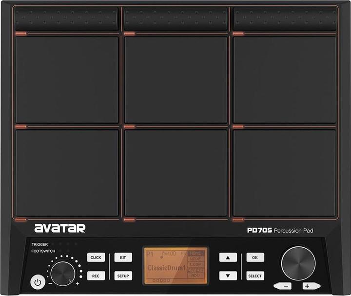 Actual product image Avatar PD705 Percussion Pad