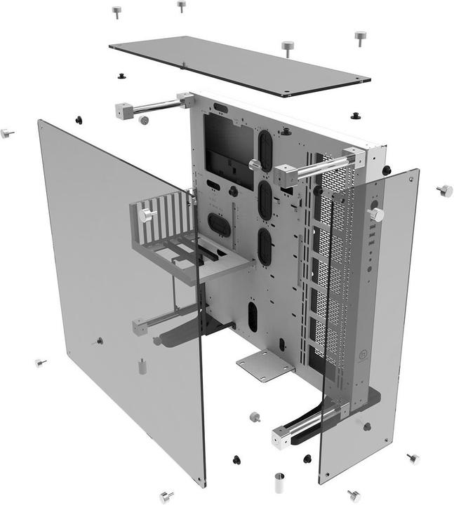 Produktbild Thermaltake Core P5 Tempered Glass Snow Edition (ATX, mATX, Mini-ITX)