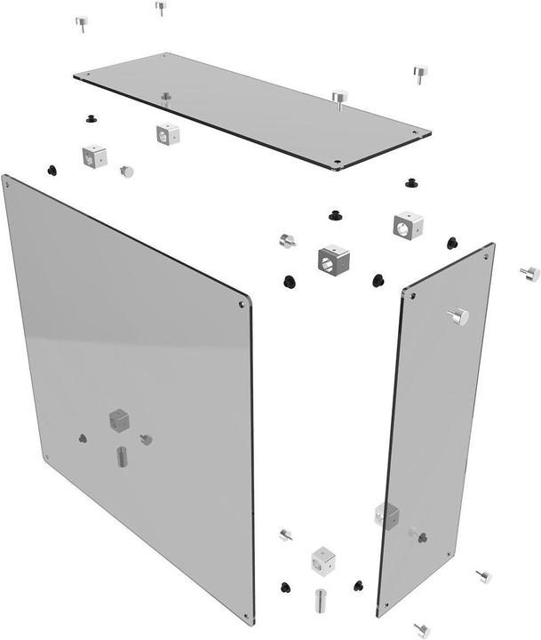 Produktbild Thermaltake Core P5 Tempered Glass Snow Edition (ATX, mATX, Mini-ITX)