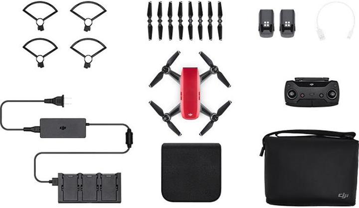 DJI Spark Fly More Bundle Lava Red (16 min, 300 g, 12 Mpx)