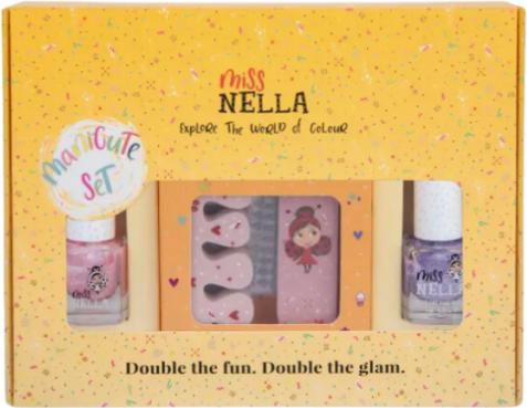 Actual product image Miss Nella ManiCute Set Glitter (Colour paint)