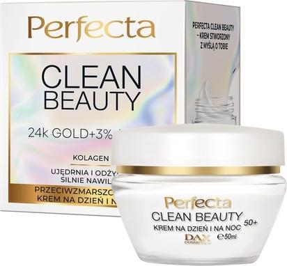 DAX PERFECTA Clean Beauty przeciwzmarszczkowy krem do twarzy na dzień i na noc 50+ 50ml (50 ml)