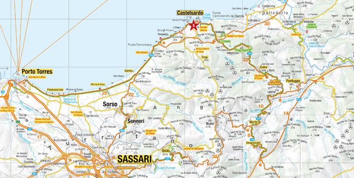 Actual product image Travel Map Italy 15 Sardinia 1:200.000