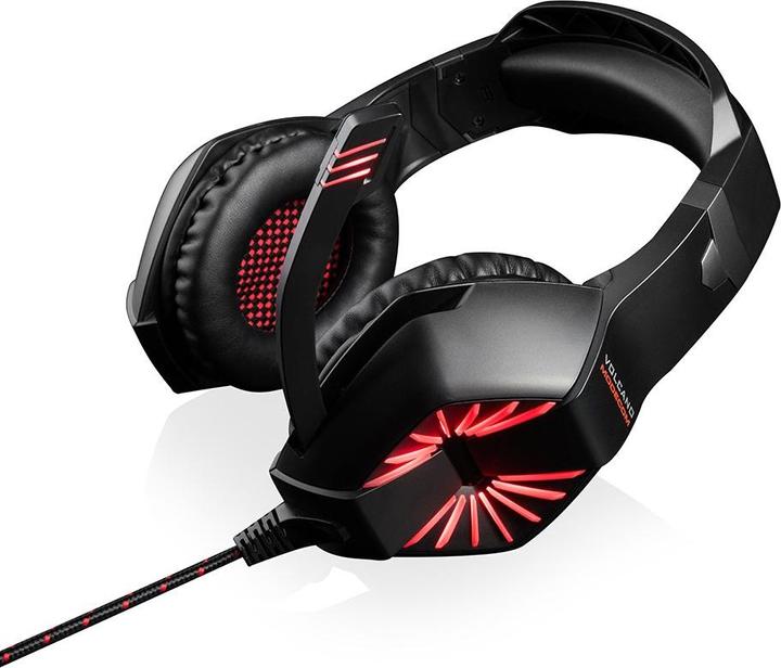 Actual product image Modecom VOLCANO MC-839 SWORD Headset Wired Head-band Gaming Black (Cable)