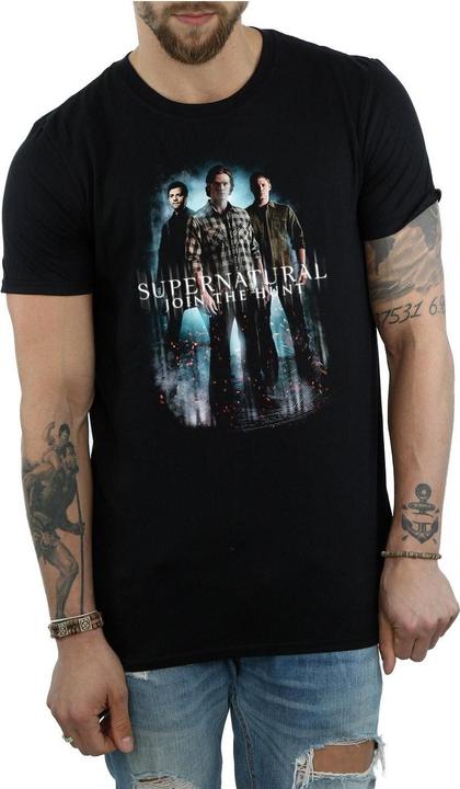 Actual product image Supernatural Mens Group Shot Cotton T-Shirt (XXL)