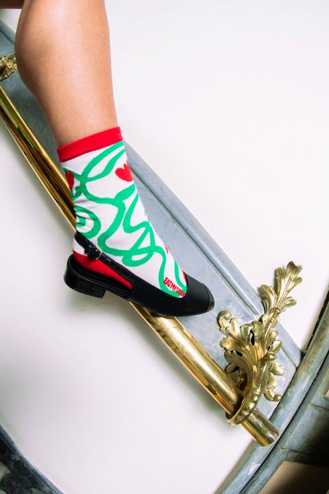 Actual product image Eat My Socks EMS, Socks, Adult, Trend, Blooming Tulip (One size)