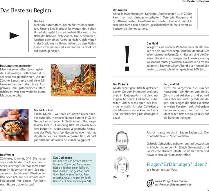 Actual product image direkt Reiseführer Zürich (German, Patrick Krause, Gabriele Schwieder, 2023)