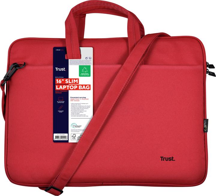 Actual product image Trust Notebook bag Bologna Eco 16 (16", Universal)