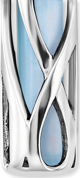 Produktbild Engelsrufer Halskette Healing Stone Blauer Achat (925er Silber, 50 cm)