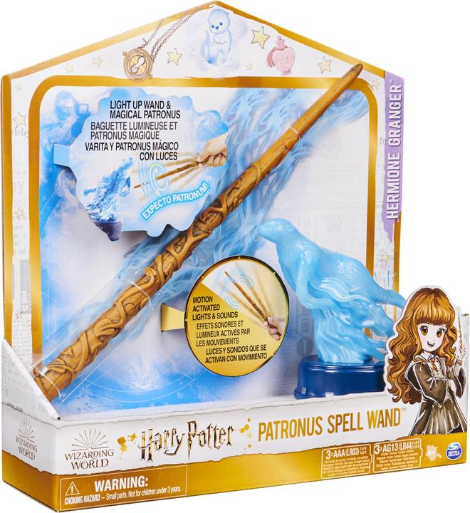Produktbild Spin Master Wizarding World Harry Potter - Interaktiver Zauberstab von Hermine Granger mit Patronus-Figur