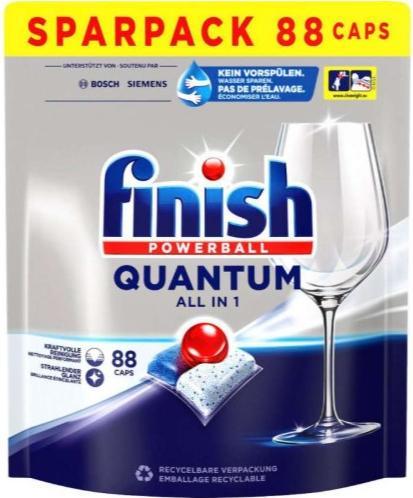 Image du produit Finish Powerball Quantum All in1 (Capsules, Solide, 88 x)