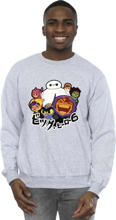 Immagine prodotto Disney Big Hero 6 Baymax Group Manga Felpa Uomo (M)