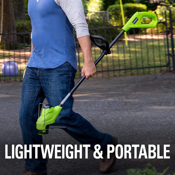 Actual product image Greenworks Cordless lawnmower G24LT25 (without battery and charger)