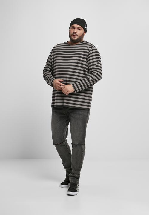 Actual product image Urban Classics Regular Stripe LS (5XL)