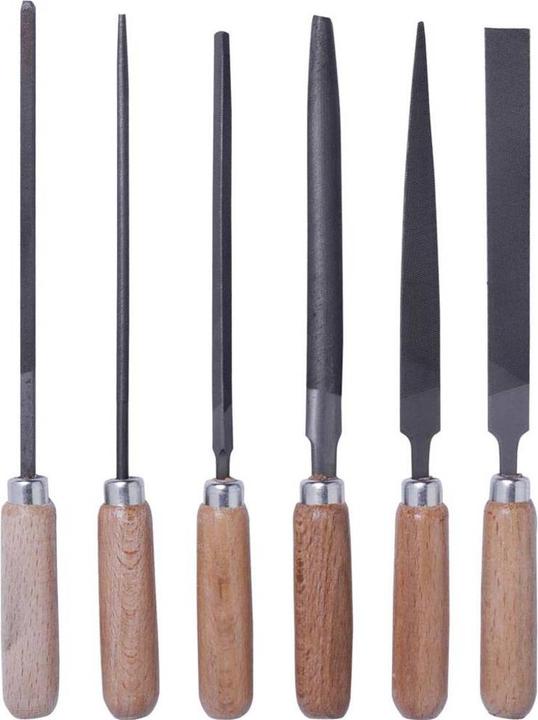Actual product image Bernstein Key file set with wooden handle (100 mm)