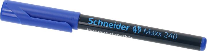 Produktbild Schneider Permanentmarker Maxx 240 Strichstärke: 1-2 mm Schreibfarbe: blau (Blau, 2 mm, 10 x)