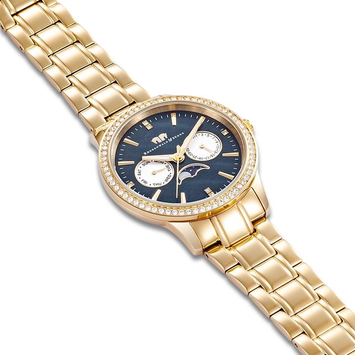 Immagine prodotto Multifunzioni Amidala in acciaio inossidabile e oro giallo - 34078 (Orologio da polso analogico, 38 mm)