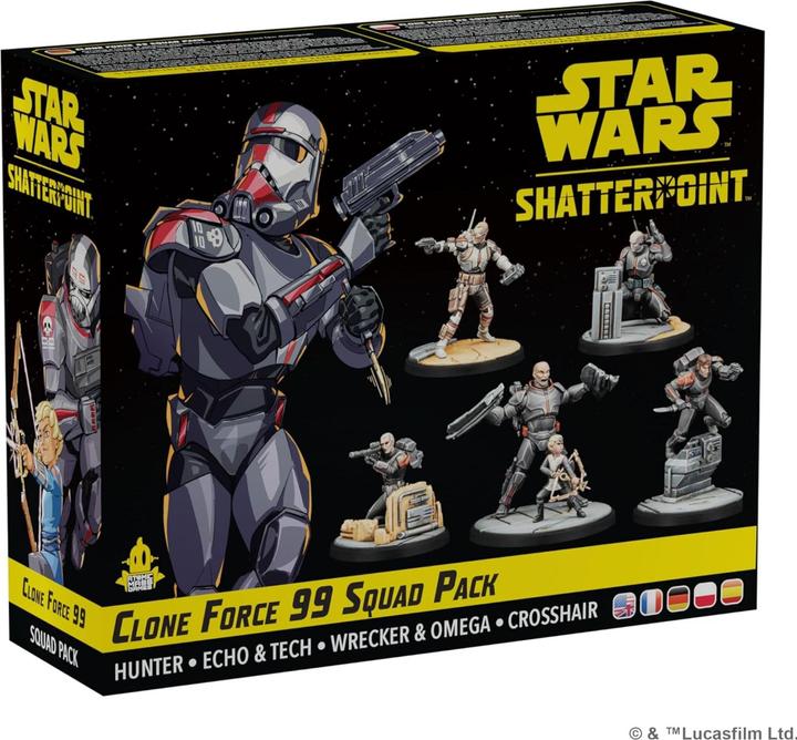 Immagine prodotto Atomic Mass Games AMGD1024 - Star Wars: Shatterpoint - Squad Pack Clone Force 99 (Squad Pack Clone Force 99) (Tedesco)
