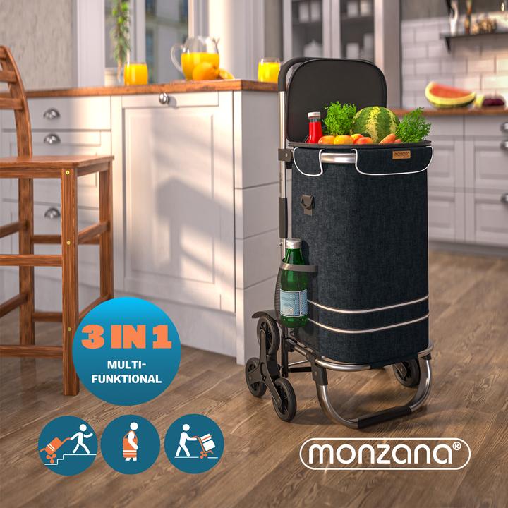 Image du produit Monzana Chariot à provisions 2en1