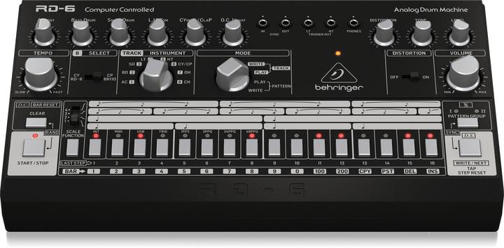 Image du produit Behringer RD-6-BK Maszyna perkusyjna - czarny