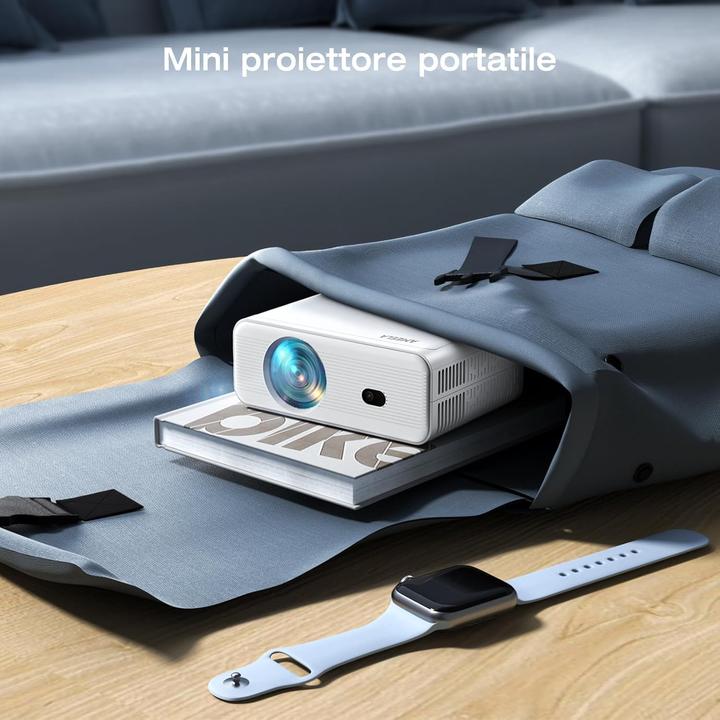 Produktbild Ameela CL003 WiFi Mini-Beamer mit Fernbedienung (Full HD, 15000 lm)