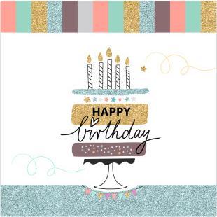 Immagine prodotto Susy Card Biglietto di auguri "Torta di compleanno Eco Happy B-day