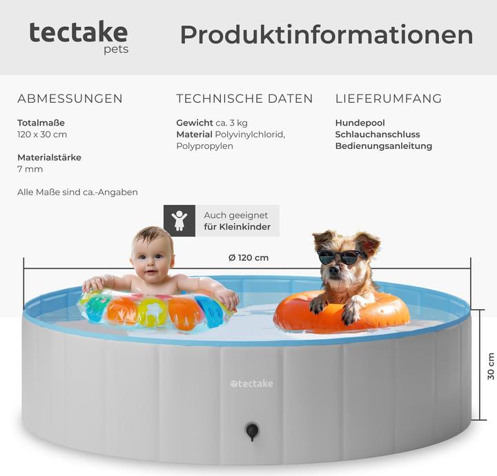 Produktbild tectake Nele (Hundepool)