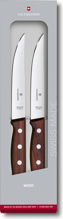 Productafbeelding Victorinox Houten steakmessenset, 2 stuks (2 Stuk, Mes)