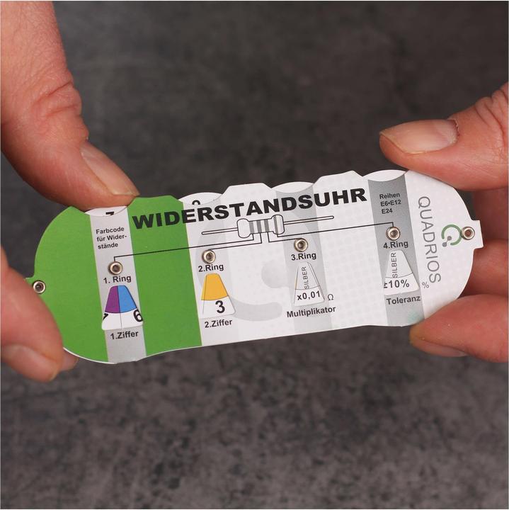 Actual product image Quadrios 23P128 23P128 Carbon film resistor axial leaded 0.5 W 5 % 2000