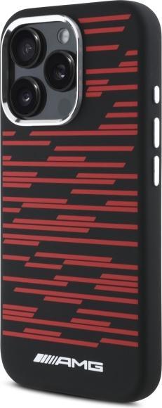 Actual product image Mercedes AMG AMHMP16X24SSRRK iPhone 16 Pro Max 6.9" czarny/black hardcase Silicone Graphics MagSafe (Apple iPhone 16 Pro Max)