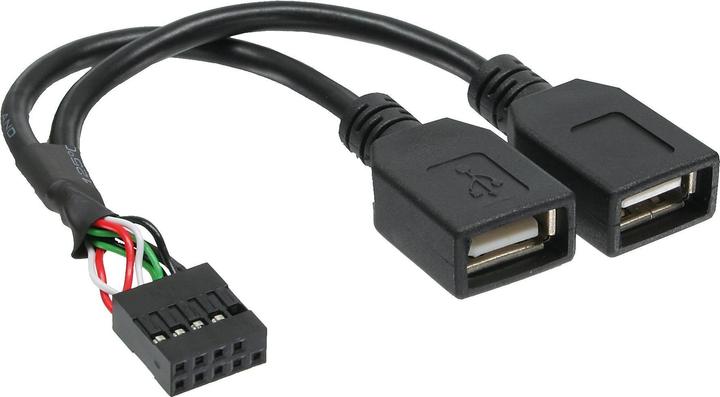 Produktbild InLine USB 2.0 Adapterkabel (0.20 m)
