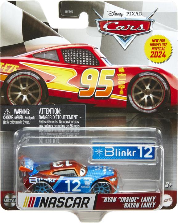 Actual product image Mattel Disney Pixar Car Die-Cast Nascar