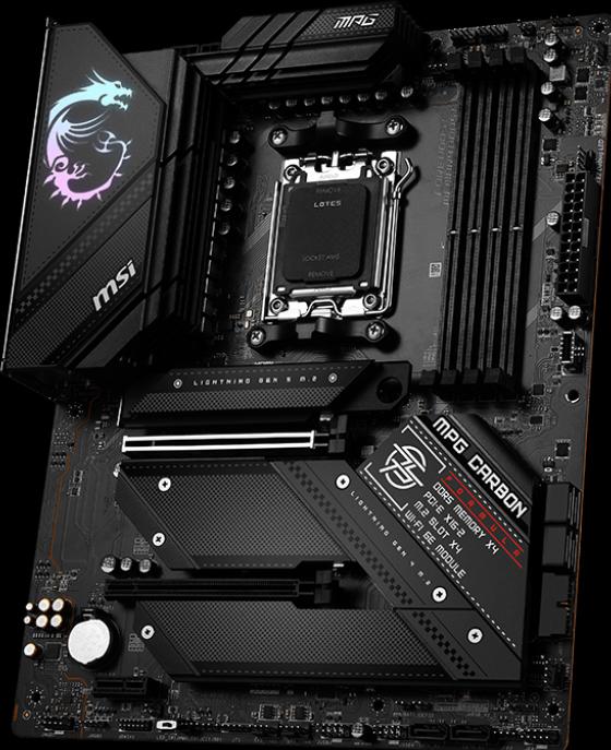 Produktbild MSI MPG B650 Carbon WIFI (AM5, AMD B650, ATX)