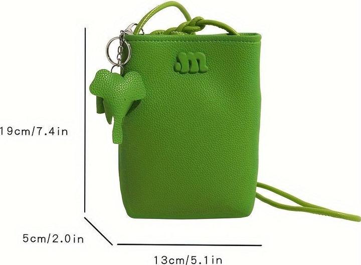 Produktbild Only-Bags.Store Niedliche Mini-Kreuztasche, Elefanten-Handy-Tasche, Mode Eimer Umhängetasche