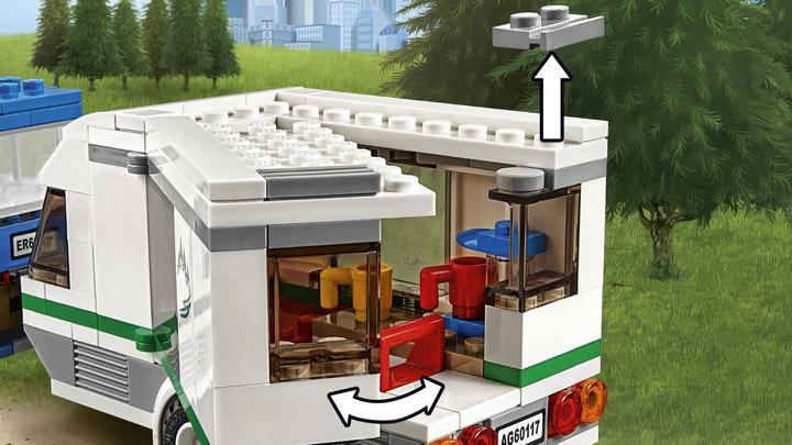 Immagine prodotto LEGO City Furgone e caravan (60117, LEGO City)