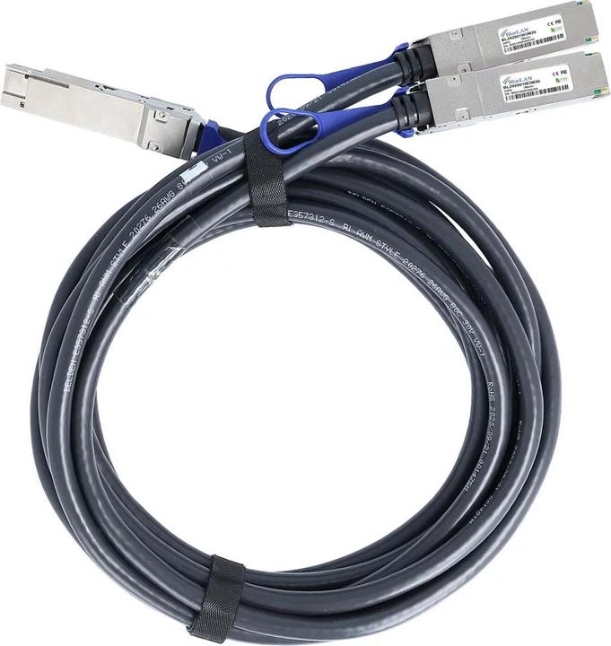 Produktbild BlueLAN Arista C-Q200-Q200-2M kompatibles Direct Attach Kabel 200GBASE-CR4 QSFP-DD BL292901W2M26