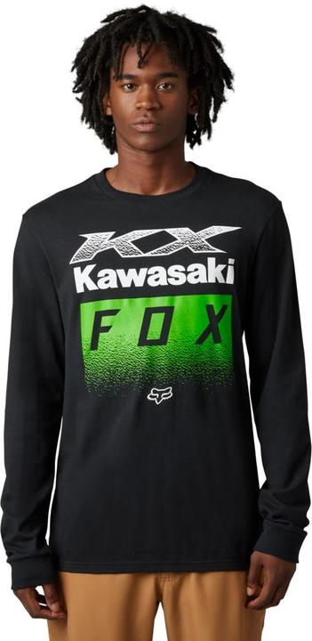 Produktbild Fox Tee 23 X Kawi Ls Prem Blk L (L)