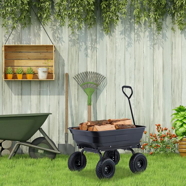 Actual product image Relaxdays Garden trolley