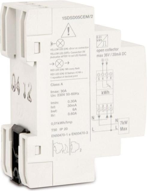 Immagine prodotto Perry Misuratore AC 1SDSD05CEM/2 2 TE, 230V, 5(30A), uscita SO