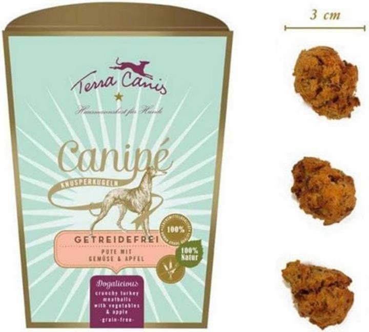 Produktbild Terra Canis Leckerli Canipé getreidefrei mit Pute (Senior, Adult, Junior, 1 Stk., 200 g)
