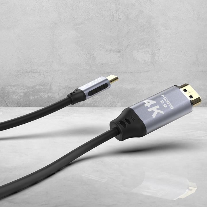 Produktbild Inca USB Kabel ITCH-02TX Typ C > HDMI, 1.4, 4K30Hz, 2m retail (2 m, USB Typ C)