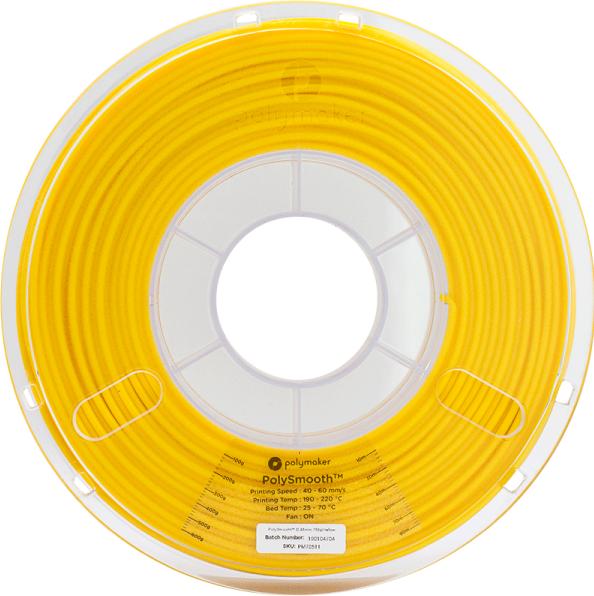 Image du produit Polymaker Filament PolySmooth 1612125 2. (PVB, 2.85 mm, 750 g, Jaune)
