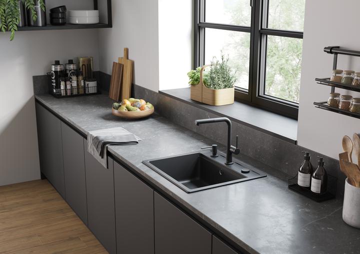 Produktbild hansgrohe HG Einhebel-Spültischmischer 240 TALIS M Ausziehauslauf mattschwarz
