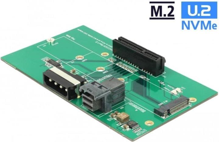 Produktbild Delock Adapter U.2 SFF-8643 > PCIe x4 oder M.2 Key M Slot